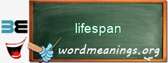 WordMeaning blackboard for lifespan